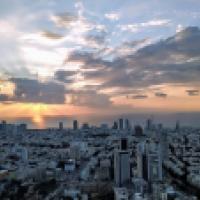 Tel Aviv at sunset