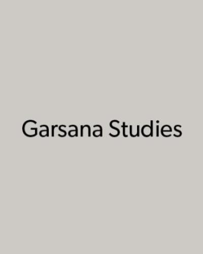 Book Cover for "Garsana Studies" 
