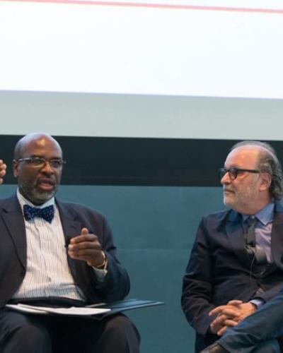  Rev. Kenneth Clarke, director of Cornell United Religious Work, and Ross Brann