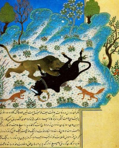 Kalila wa Dimna illustrated book