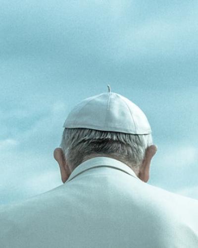 back of the Pope&#039;s head