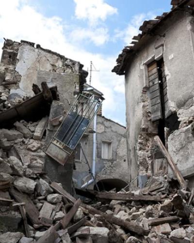 building rubble
