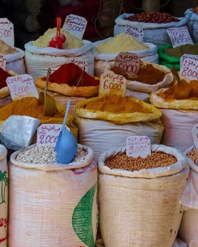 Barels of spices